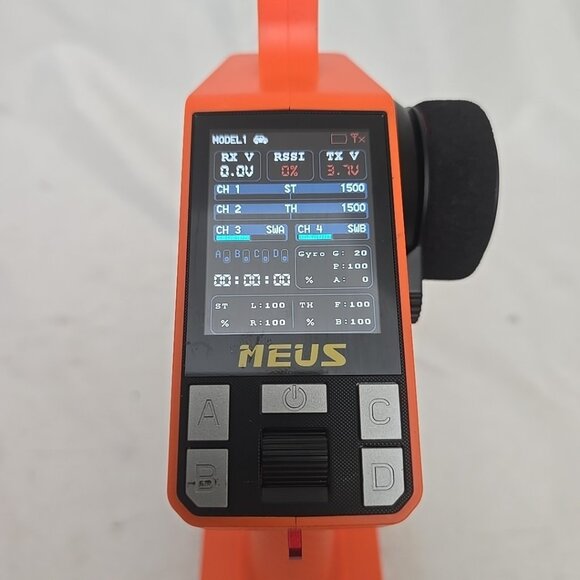 ME-8A RC Transmitter Only 8 Channels 2.4GHz Orange TESTED - Picture 2 of 6